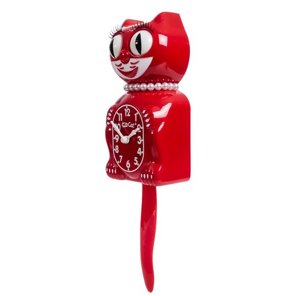 Classic Red Lady Limited Edition Kit-Cat Klock Clock - Picture 3 of 5